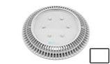 AquaStar 10" Round Color Choice Suction Outlet Cover with Screw Kit | White | CC10101