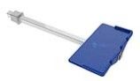 Aqua Creek Pull-Out Leg Rest | Blue | F-LRB
