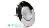 J&J Electronics PureWhite LED Pool Light HI Series | 120V Warm White Equivalent to 300W 100' Cord | LPL-F3W-120-100-P27 21043
