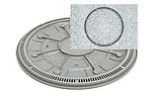 Color Match 20" Round VGB 360 Pebble Two Drains in One | Top Drain with Sump | Light Gray | 360-03