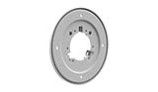 AquaStar 4" Round HP Bulkhead to 6" Round HP Cover Adapter Plate | Dark Gray | 4HPAPK105