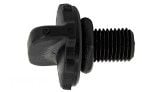 King Technology Knob with O-Ring | Black | 01-22-9945