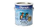 Olympic Poxolon 2 Epoxy Pool Paint Kit | Paint + Catalyst 1-Gallon | White | 2222 G 2222-GL