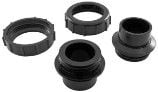 Pentair Valve Adapter Kit | 1.5" x 2" | Black | 270004