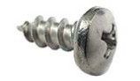 Zodiac Pan Head Self Tap Screw #10 x .5" | Stainless Steel | A-30