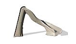 SR Smith TurboTwister Pool Slide | Right Curve | Sandstone | 688-209-58123