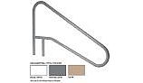 SR Smith 54" Center Grab 3 Bend Sealed Steel Rail | Taupe Color | 304 Grade | .049 Wall Residential | DMS-102A-VT