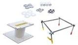 S.R. Smith 606/608 Jump Stand Steel with Jig | Silver Gray | 69-209-001-SG